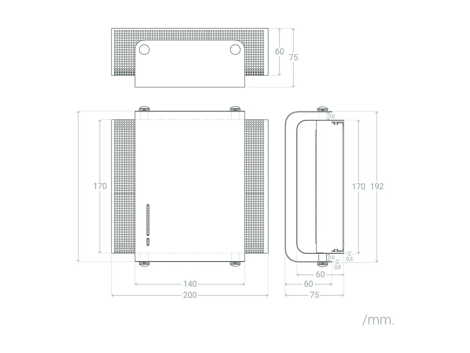 Applique Murale LED Métal 6W Duchamp Noir