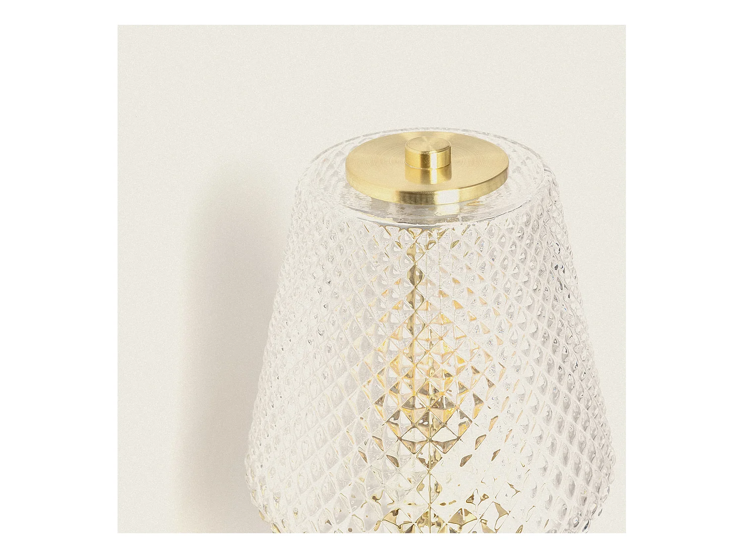 Applique da Parete Metallo e Vetro Stiklu Oro