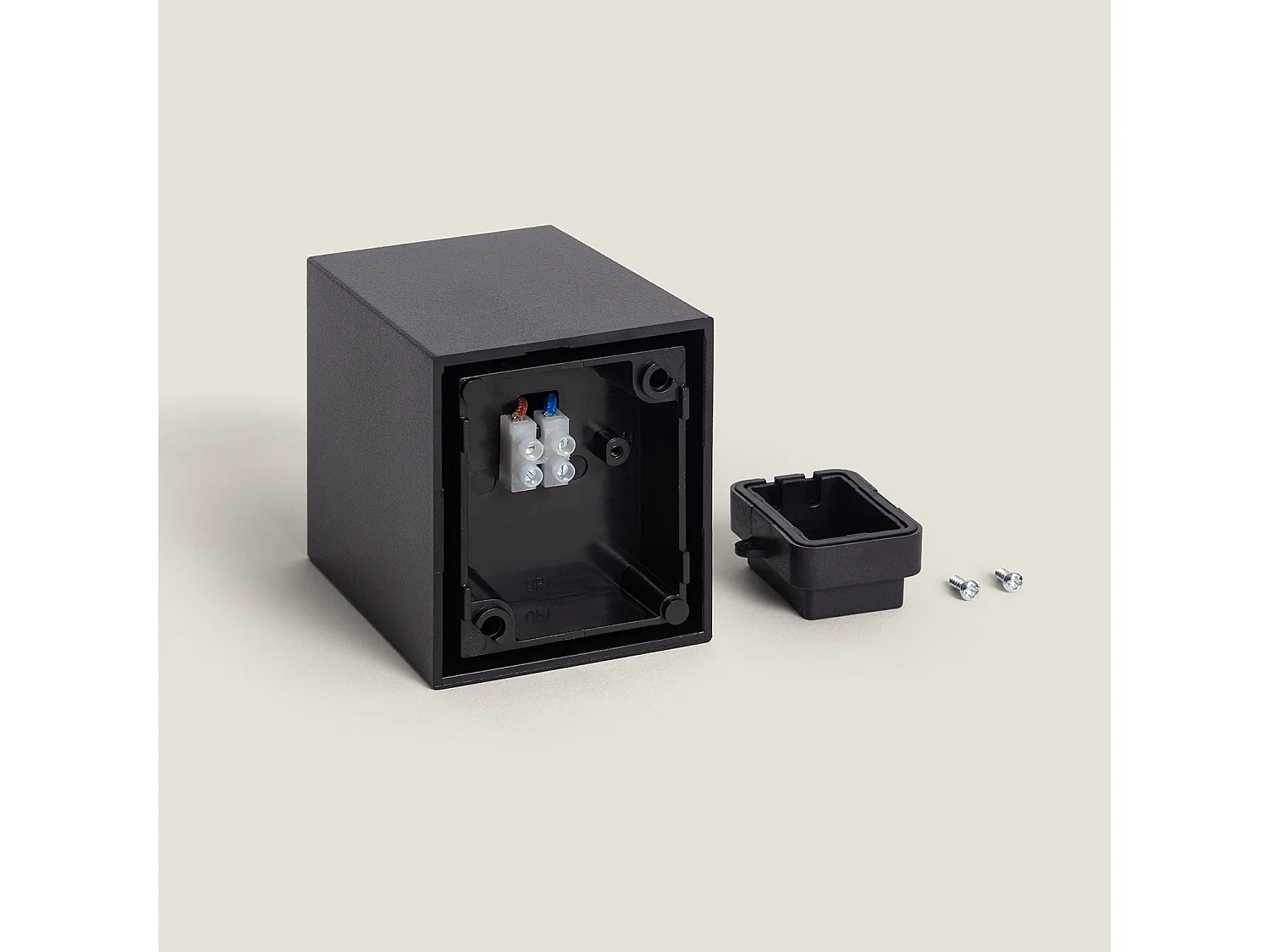 Applique Murale Extérieure Miseno Noire  Noir