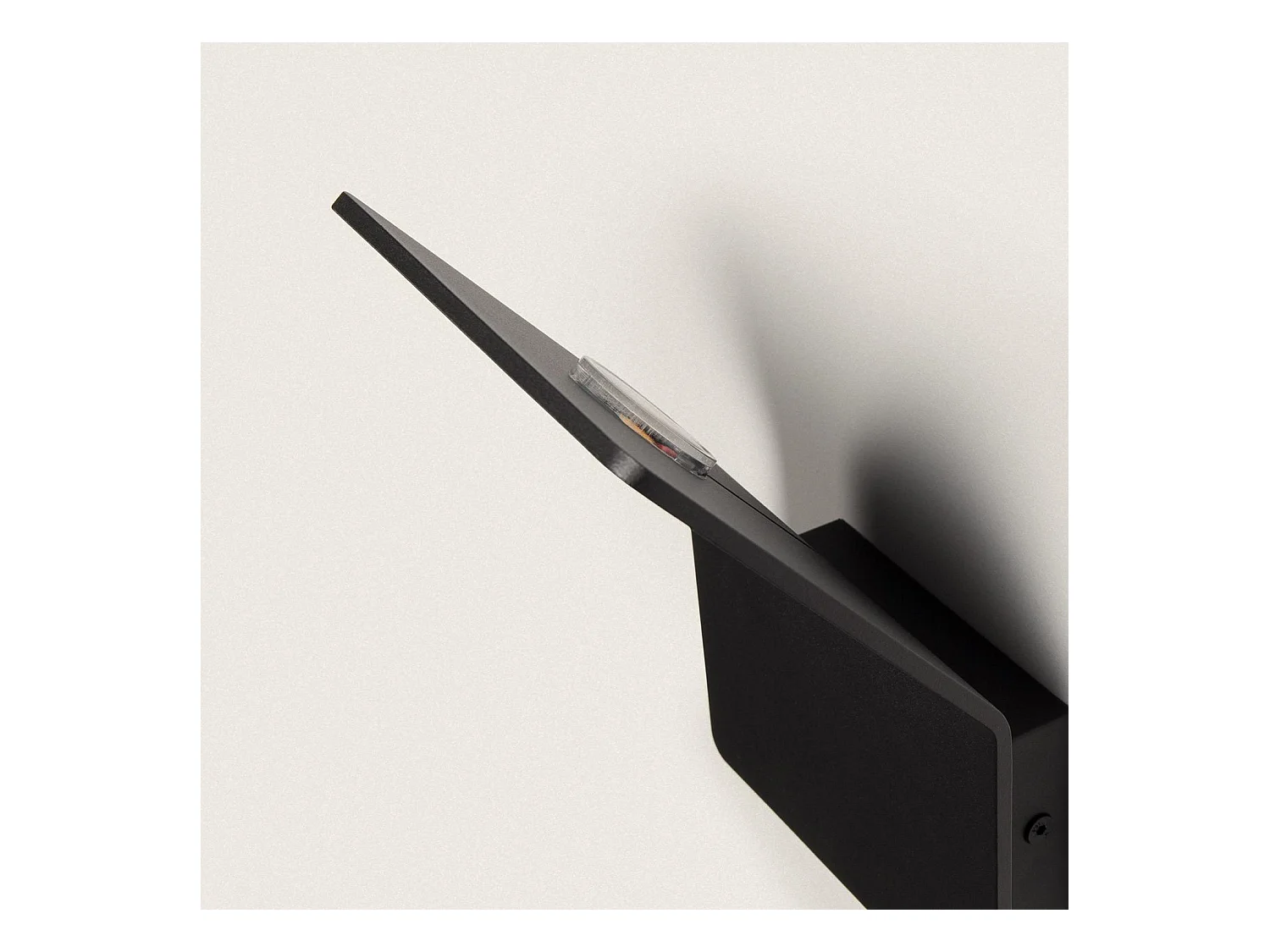 Applique Murale LED Aluminium Lerna 6W Noire 2700K Blanc chaud