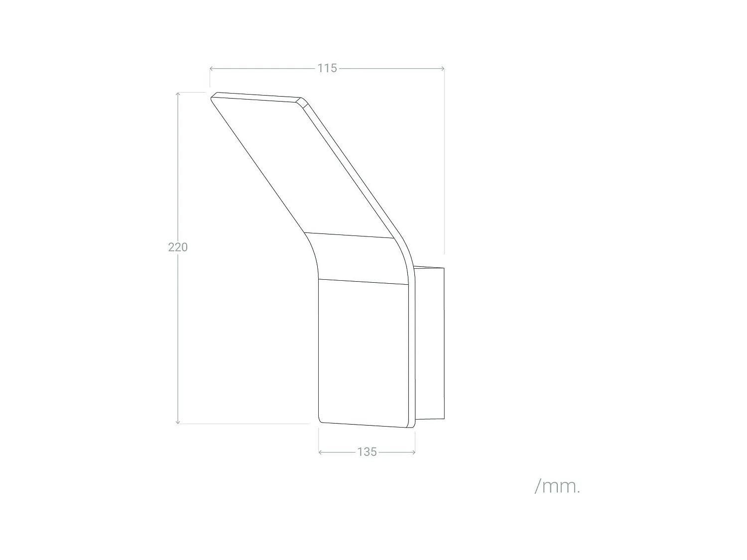 Applique Murale LED Aluminium Lerna 6W Noire 2700K Blanc chaud