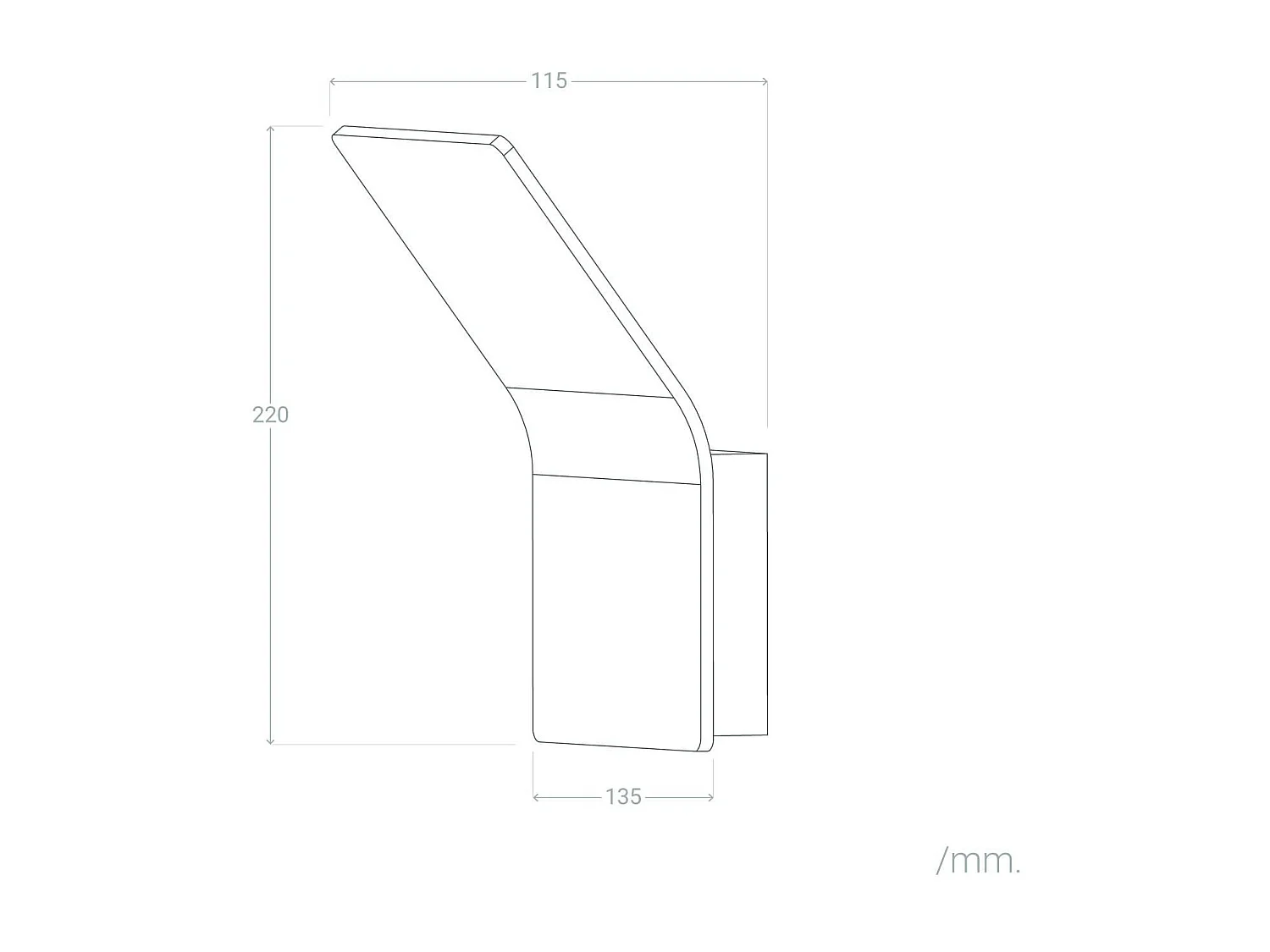 Aplique de Pared LED 6W de Aluminio Lerna Negro 2700K Blanco Cálido