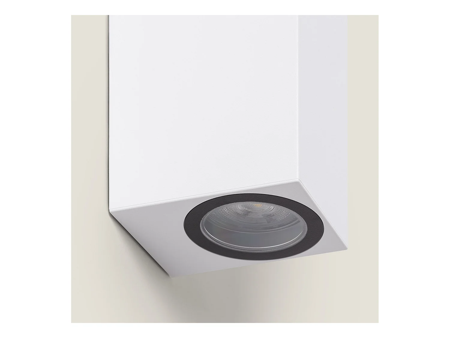 Applique Murale Extérieure Miseno Éclairage Double Face Blanche  Blanc