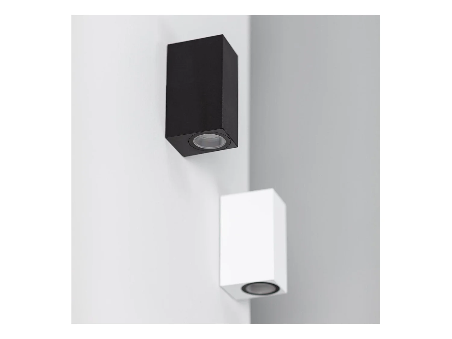 Applique Murale Extérieure Miseno Éclairage Double Face Blanche  Blanc