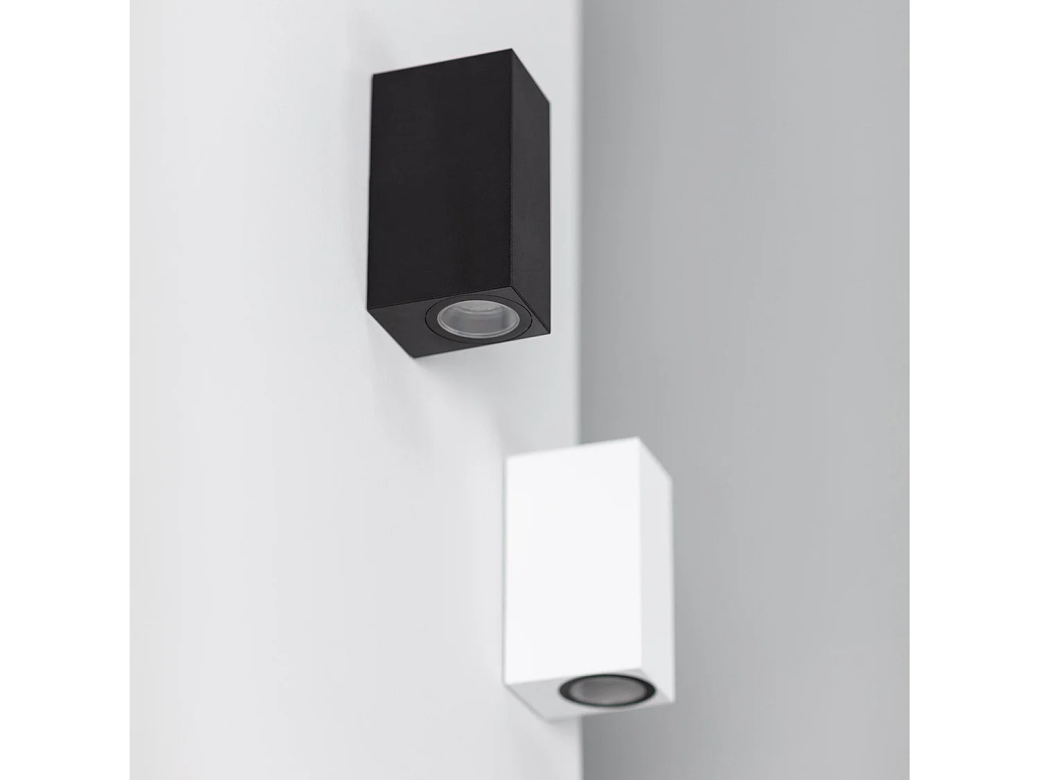 Applique Murale Extérieure Miseno Éclairage Double Face Blanche  Blanc