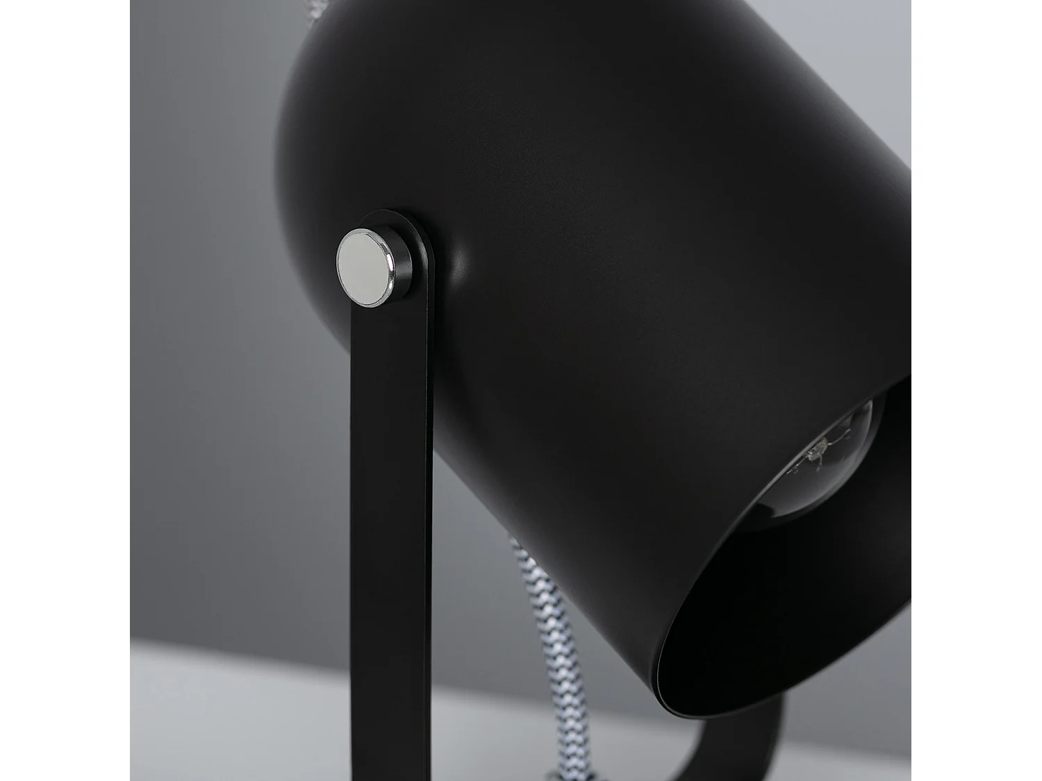 Lampada da Tavolo Metallo Pomader Nero