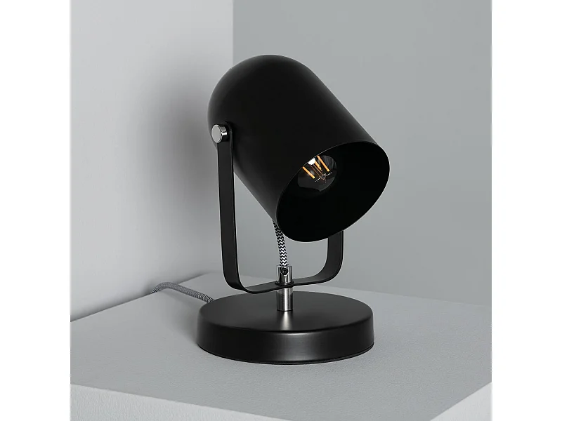 Lampada da Tavolo Metallo Pomader Nero