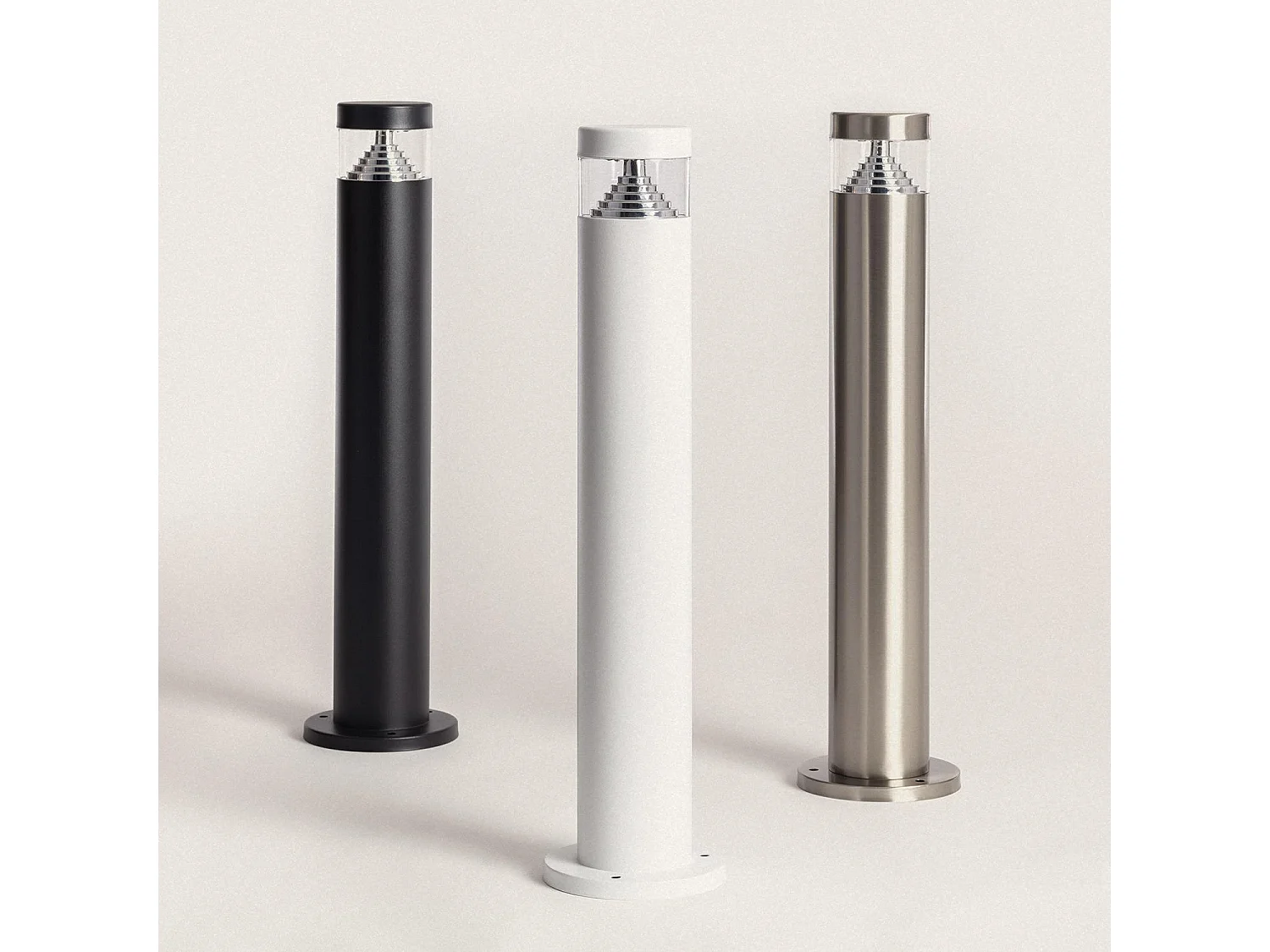 Balise LED Extérieur 5W en Saillie sur Pied 50cm Inti Inox 3000K Blanc chaud