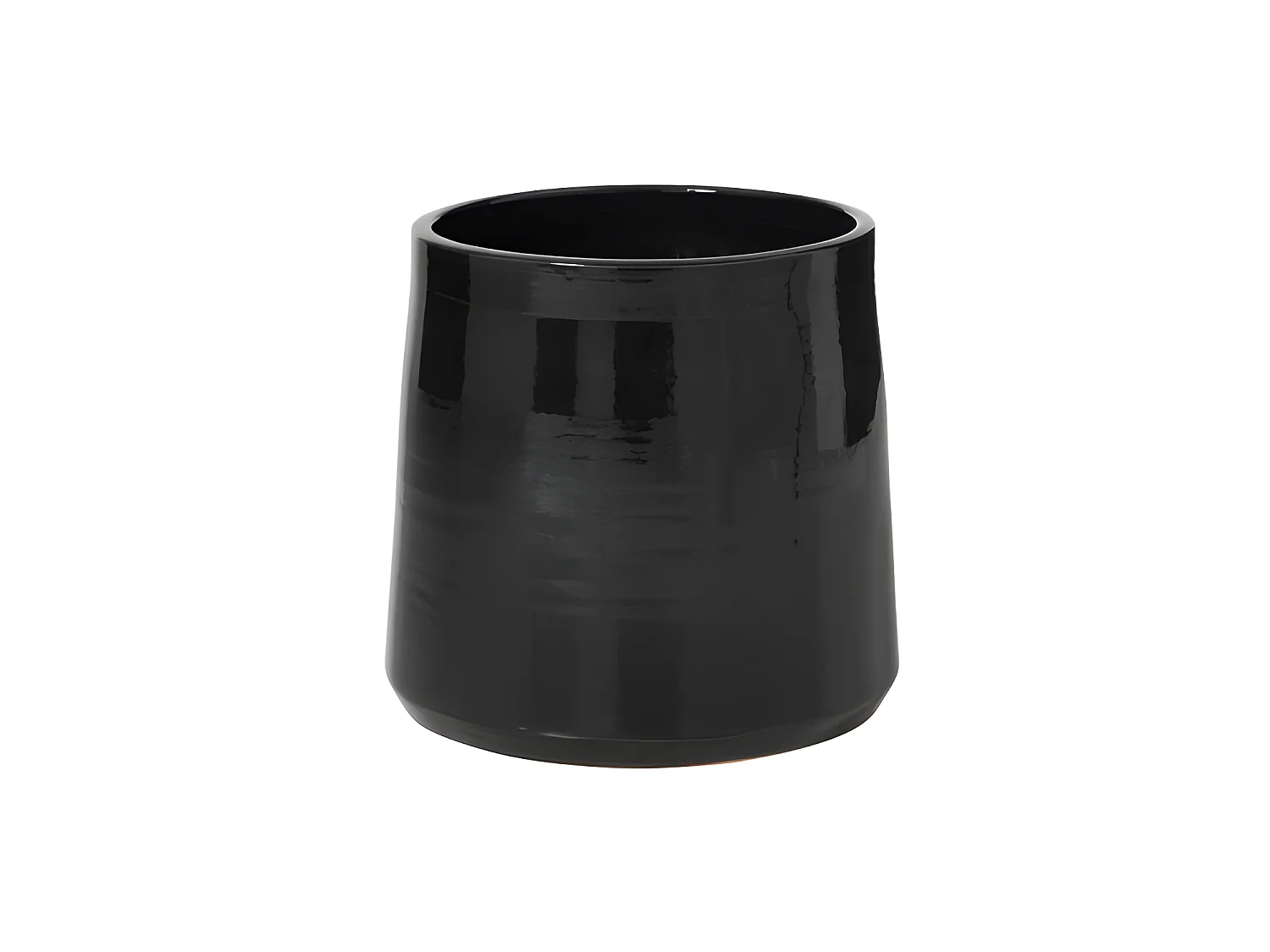 Cache Pot en Céramique "Tolga" 28cm Noir
