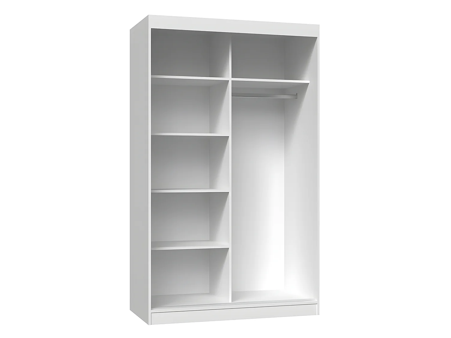 PAOLO - Kleiderschrank mit 2 Schiebetüren - Breite 120 cm - 2-türiges Ankleidezimmer