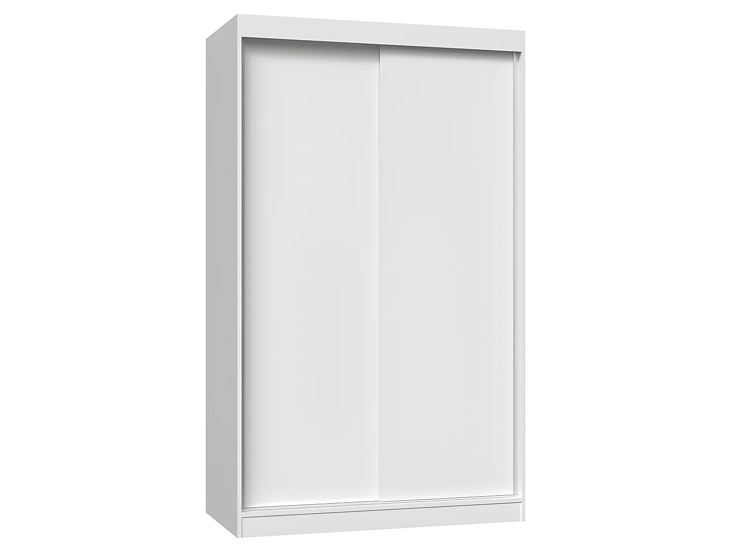 PAOLO - Armoire penderie à 2 portes coulissantes - Largeur 120 cm - Dressing de chambre 2 portes