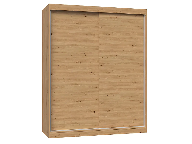 PAOLO - Kleiderschrank mit 2 Schiebetüren - Breite 160 cm - 2-türiges Ankleidezimmer