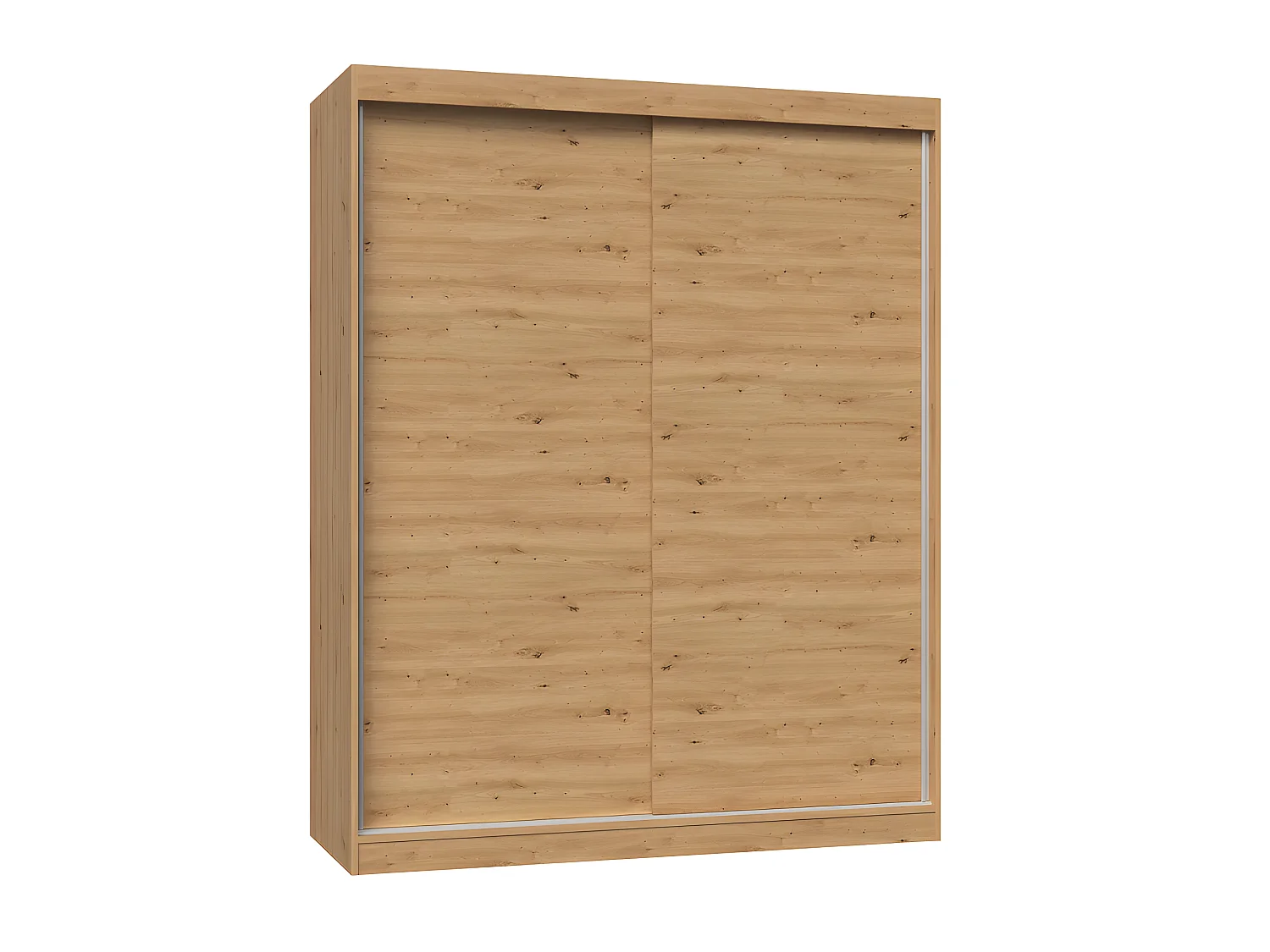 PAOLO - Armario con 2 puertas correderas - Ancho 160 cm - Vestidor con 2 puertas