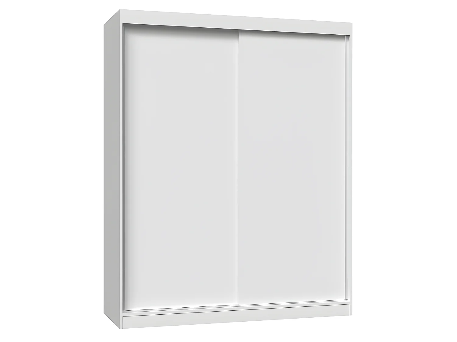 PAOLO - Armoire penderie à 2 portes coulissantes - Largeur 160 cm - Dressing de chambre 2 portes