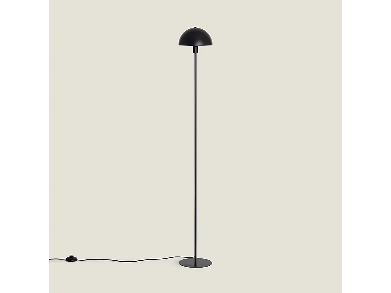 Lampada da Terra Metallo Madow Nero