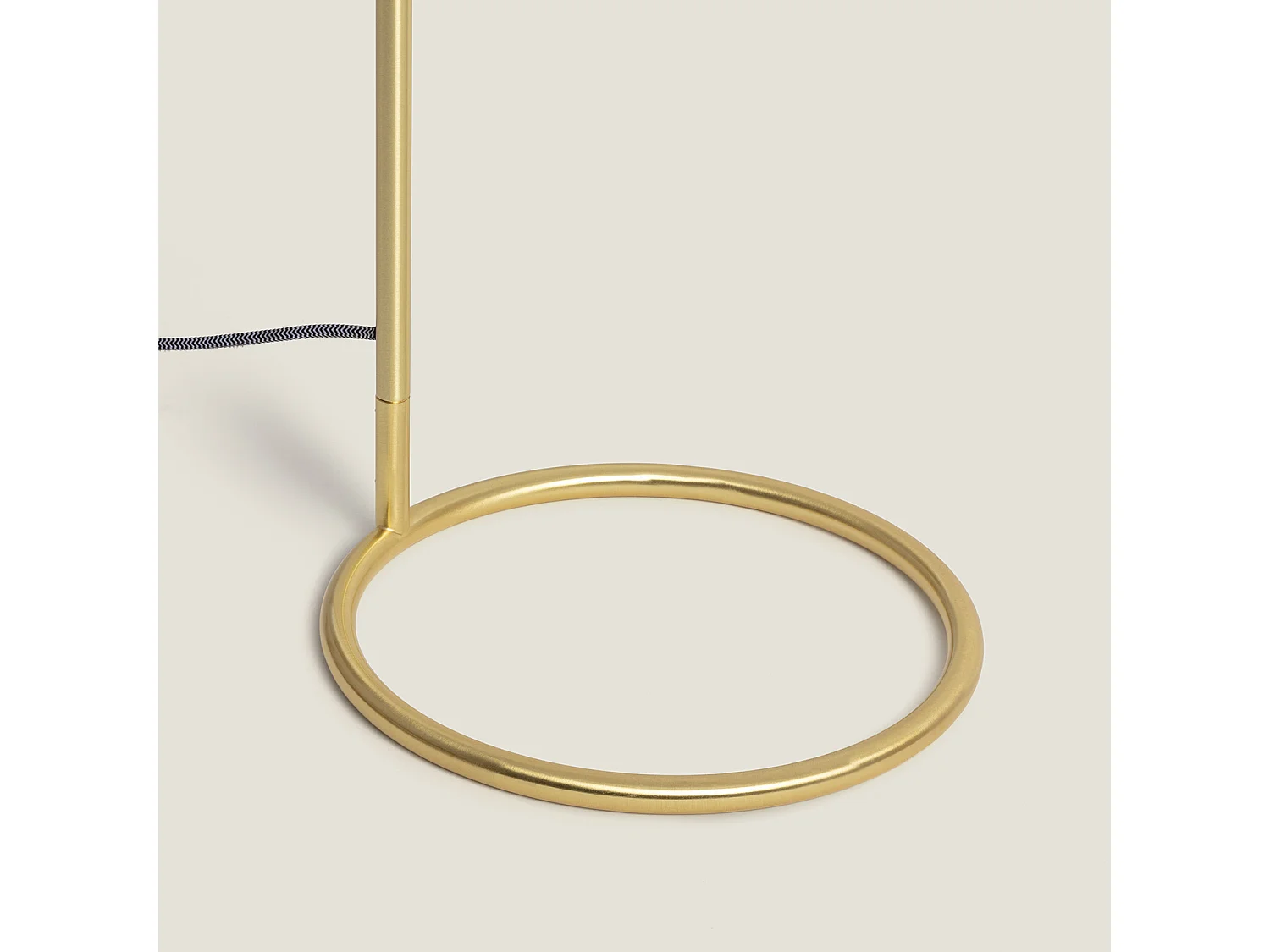 Lampada da Terra Metallo e Vetro Moonlight Oro