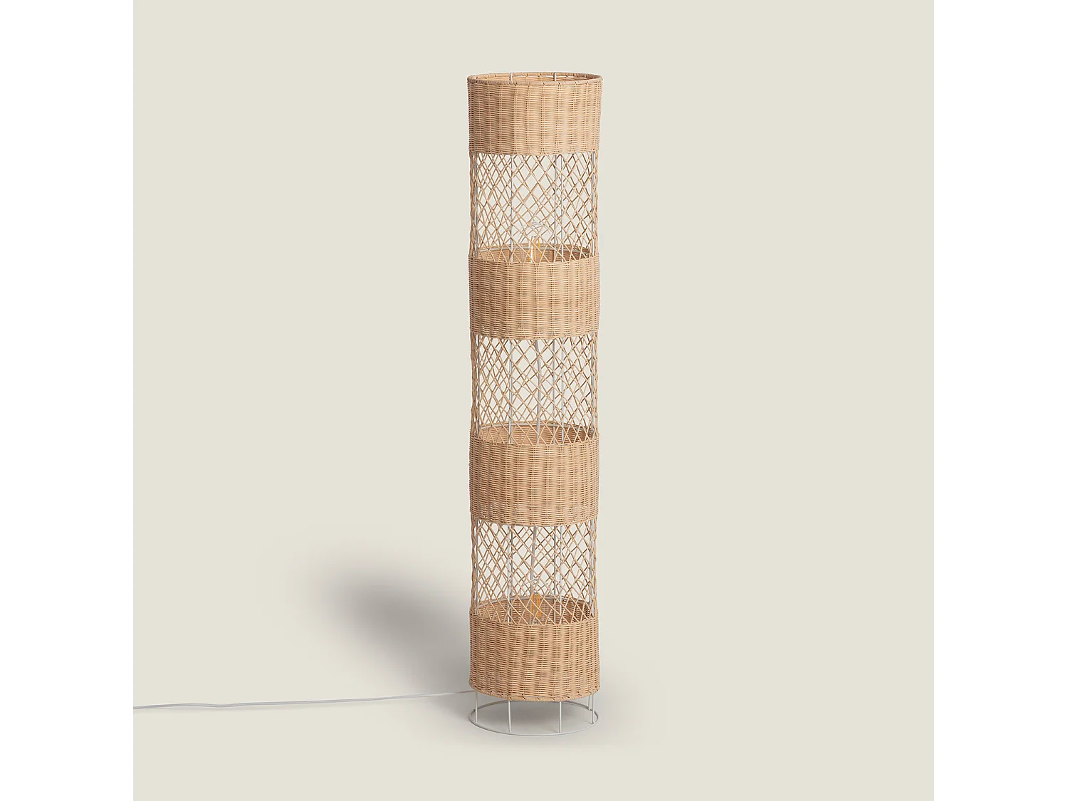 Lampadaire Rotin Rubra  Naturel