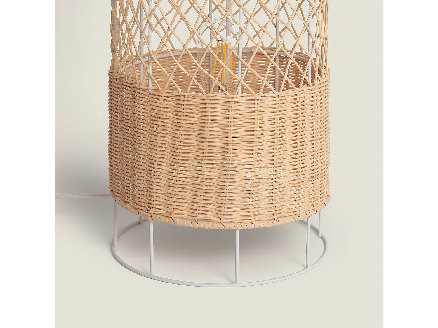 Lampadaire Rotin Rubra  Naturel