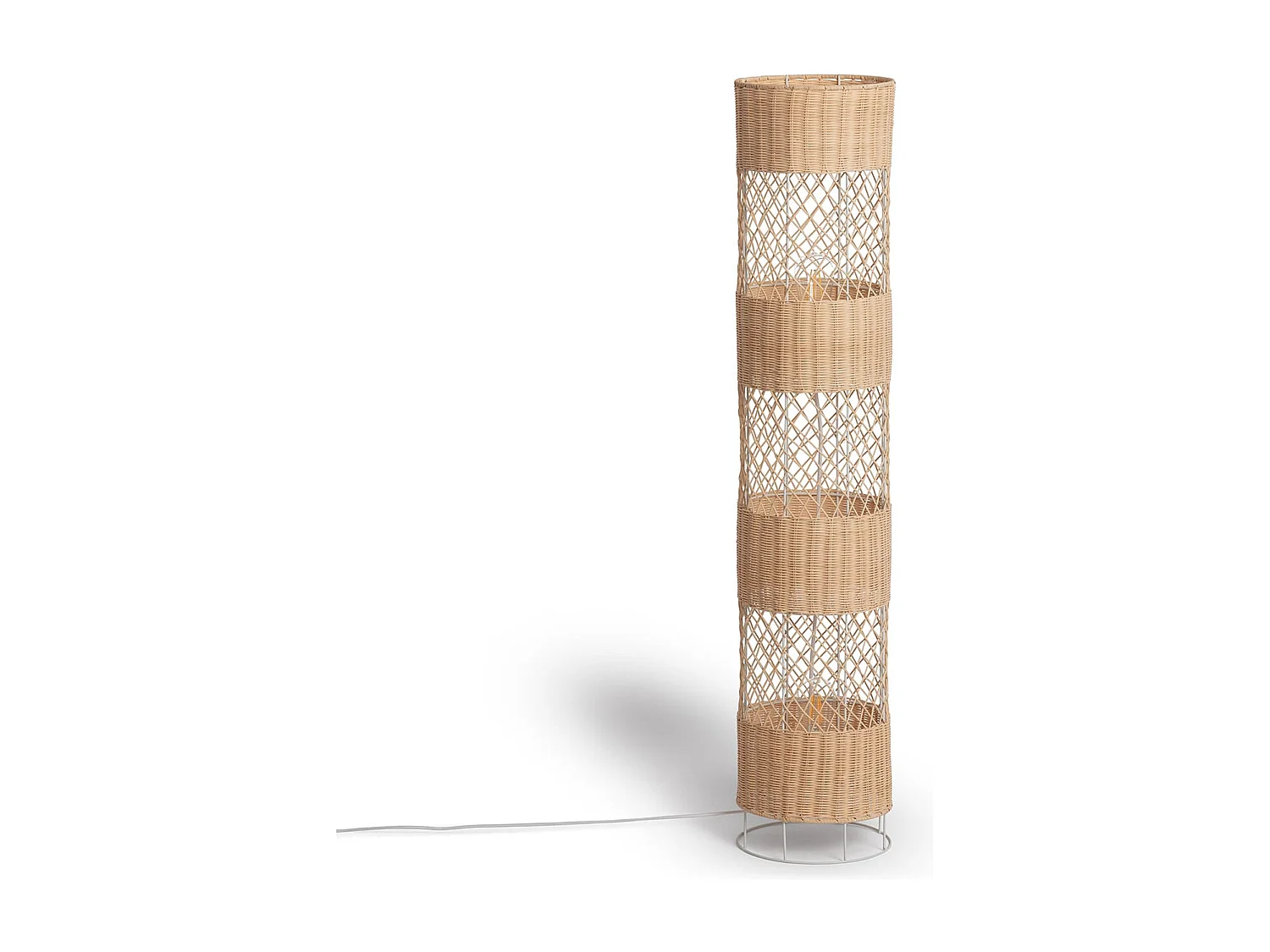 Lampadaire Rotin Rubra  Naturel