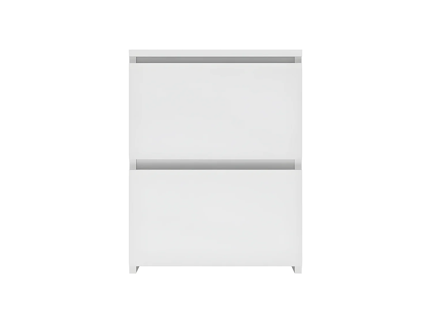 VENICE - Table de chevet style moderne - 40x40x52 - Chevet 2 tiroirs - Meuble de chambre