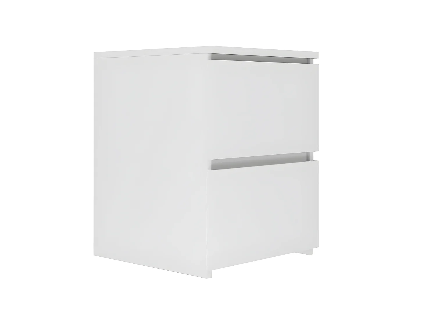 VENICE - Comodino in stile moderno - 40x40x52 - Comodino con 2 cassetti - Arredo camera da letto