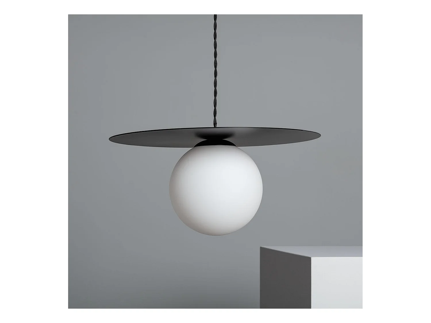 Suspension Métal Luminia  Noir