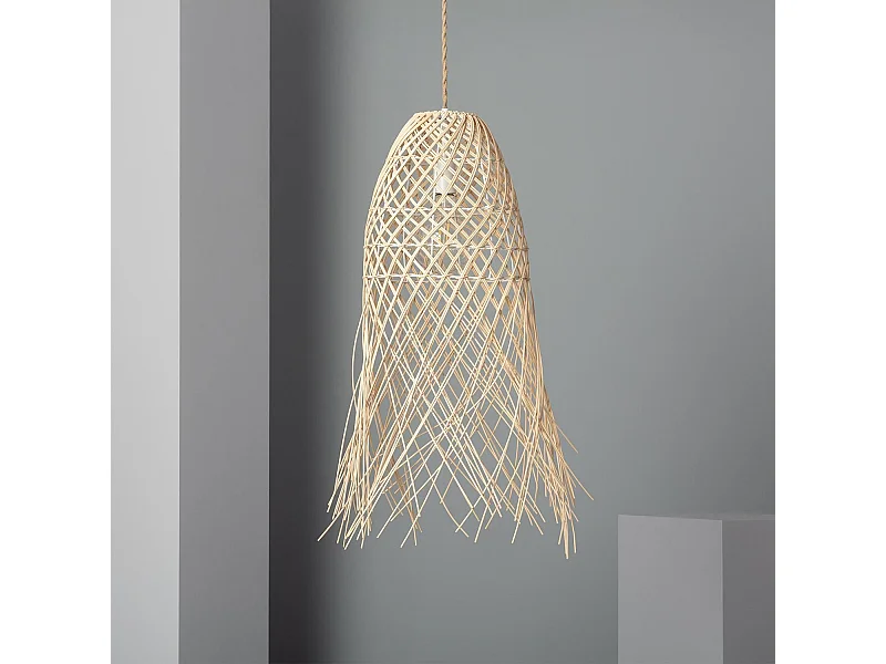 Suspension Rotin Majani Crème