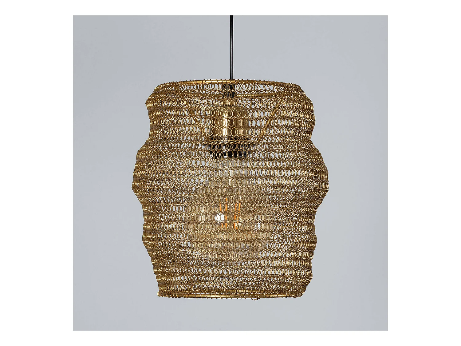 Suspension Métal Kimolos Doré