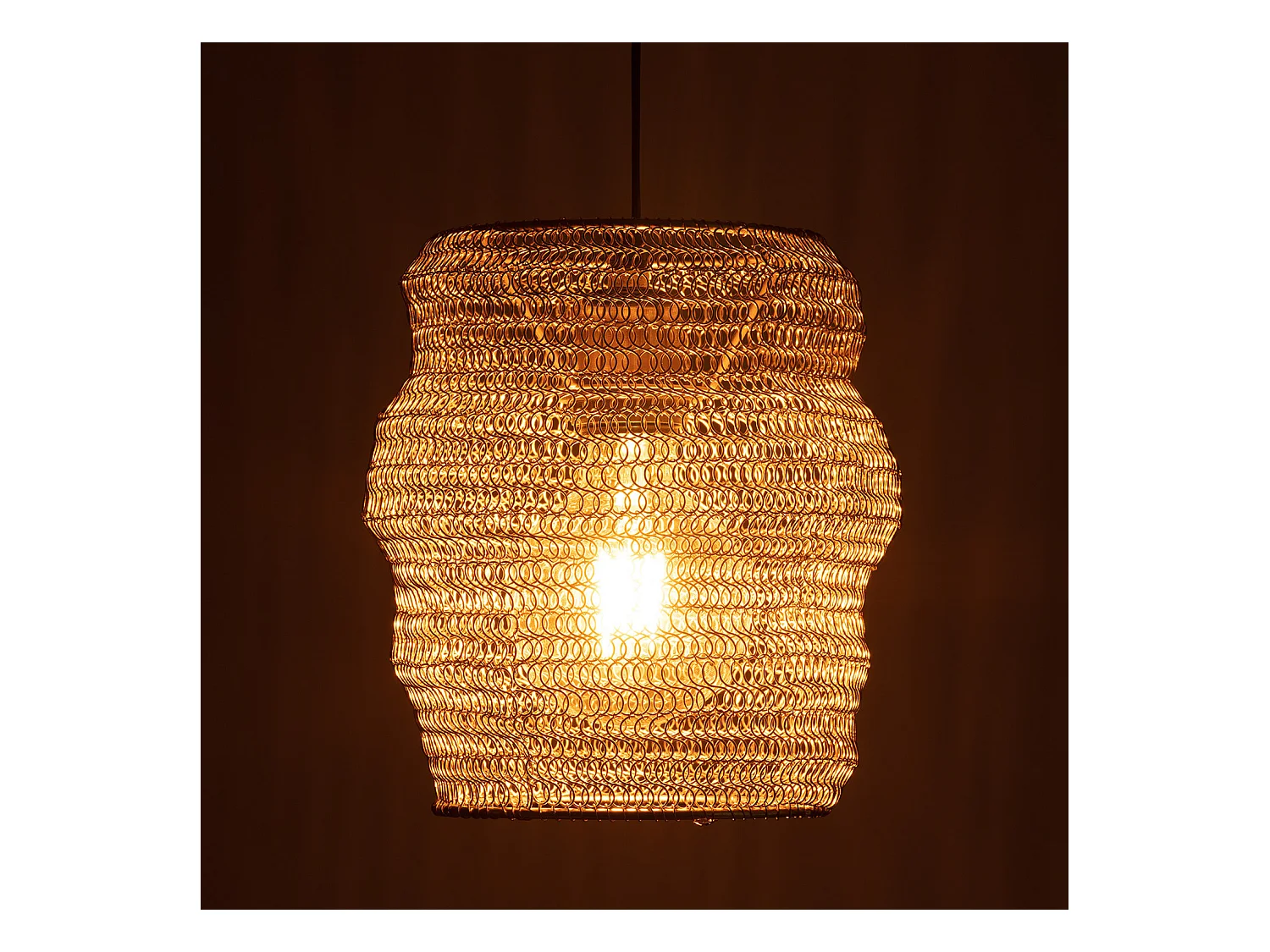 Suspension Métal Kimolos Doré