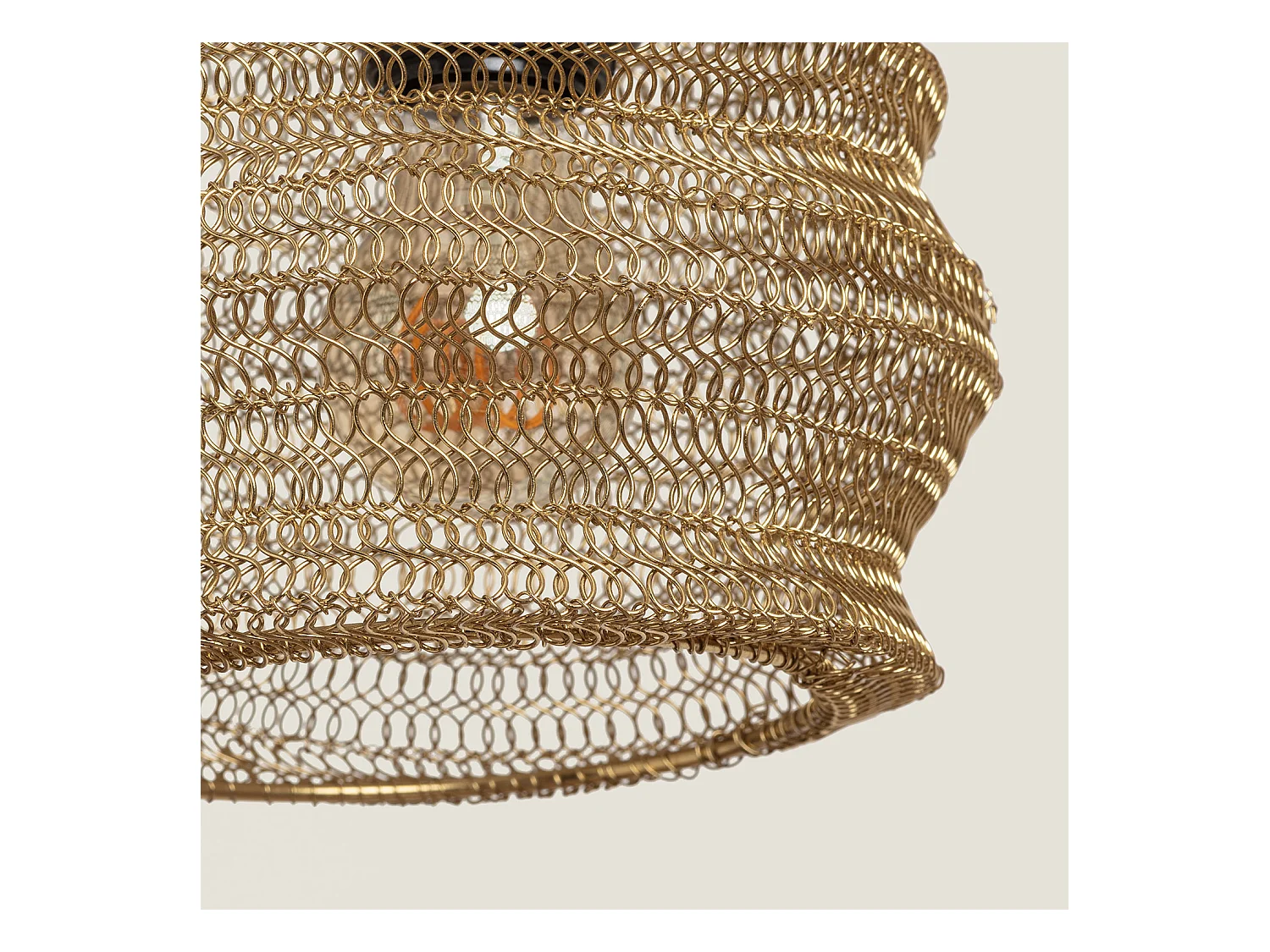 Suspension Métal Kimolos Doré