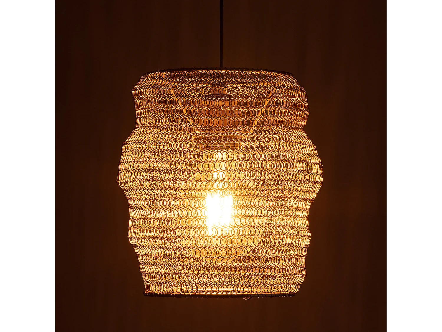 Suspension Métal Kimolos Doré