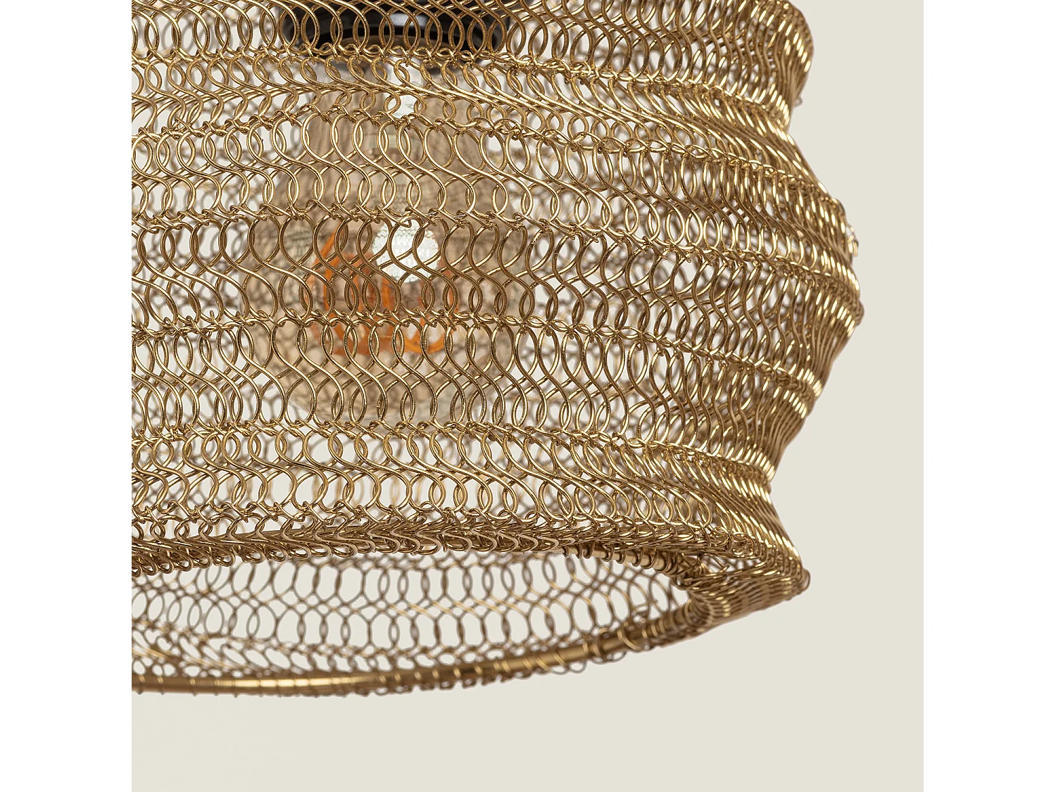 Suspension Métal Kimolos Doré