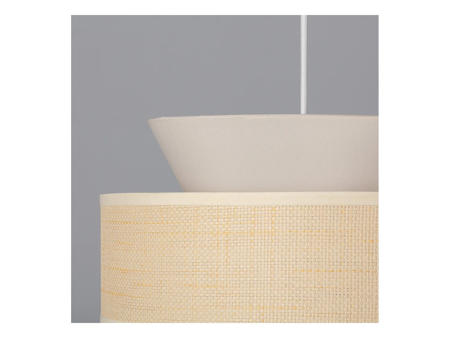 Lámpara Colgante Tela Chulu Rojo Frambuesa