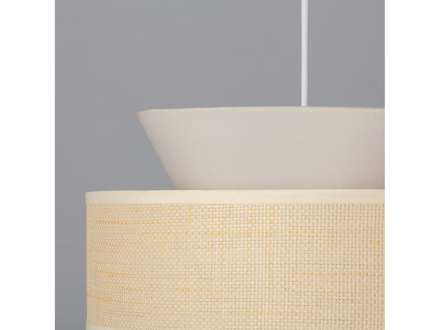 Suspension Tissu Chulu Rouge Framboise