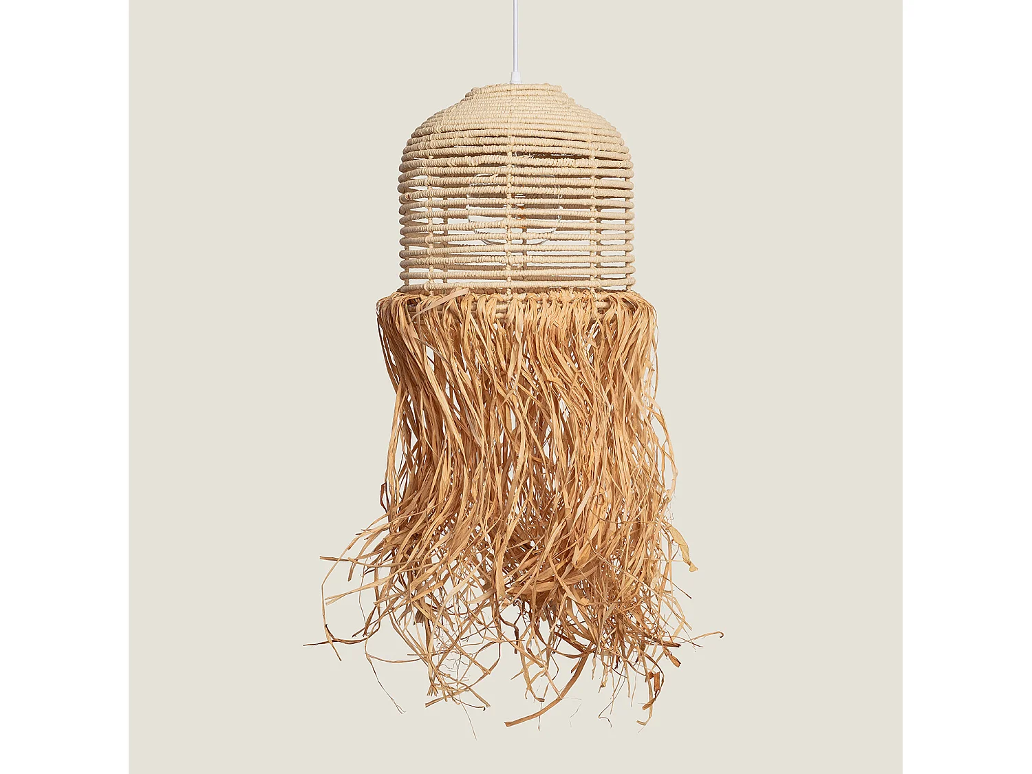 Suspension Fibres Naturelles Kofia Naturel