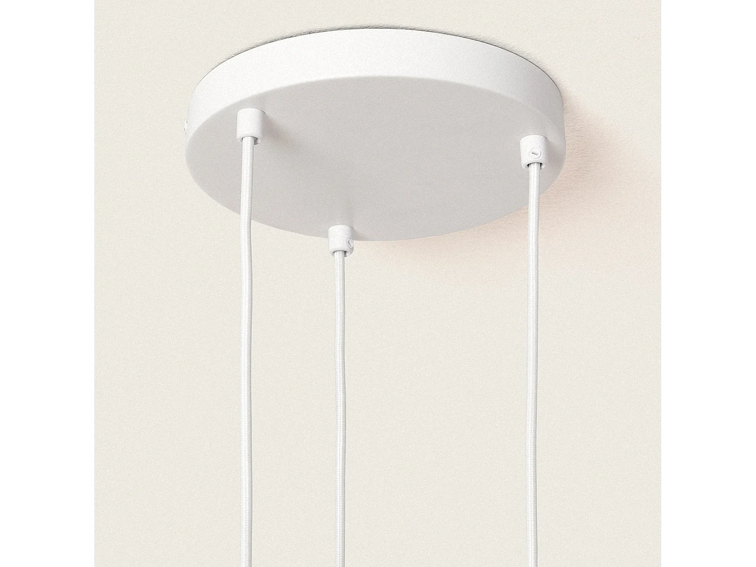 Suspension Papier Tressé Trilla 3 Spots  Brun