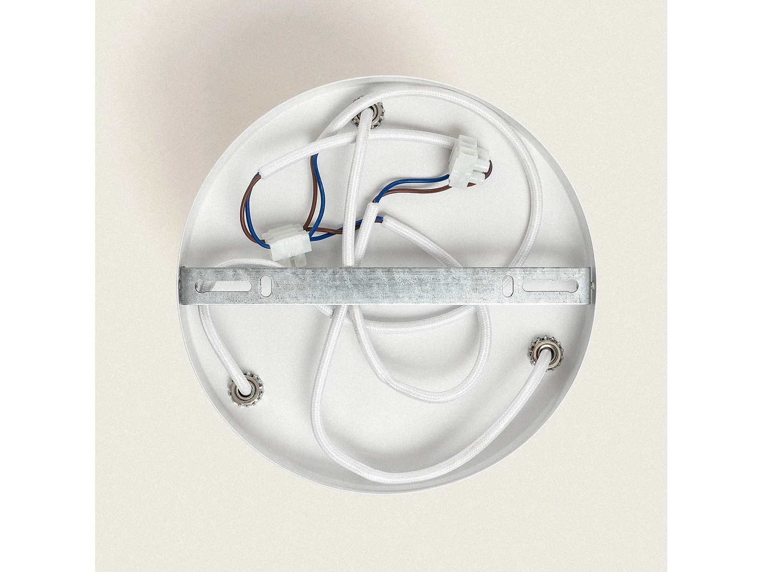 Suspension Papier Tressé Trilla 3 Spots  Brun