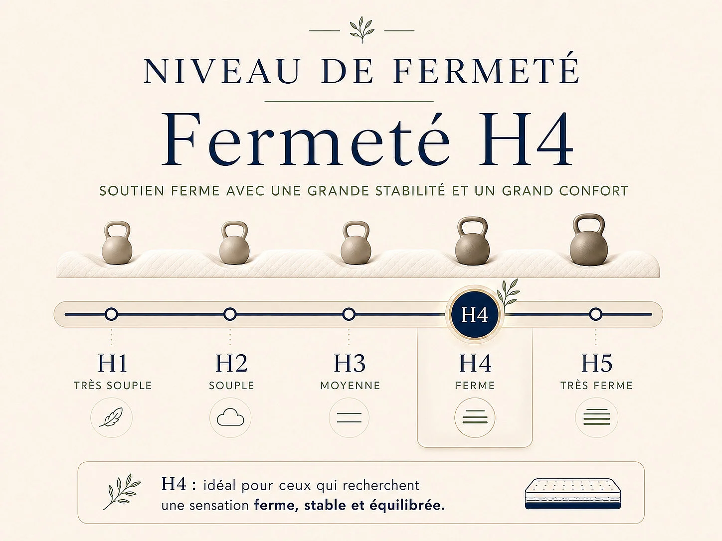 Matelas en mousse DORMISSIMO NATURA ORGANIC SPRING 80X200 Hauteur 25 cm