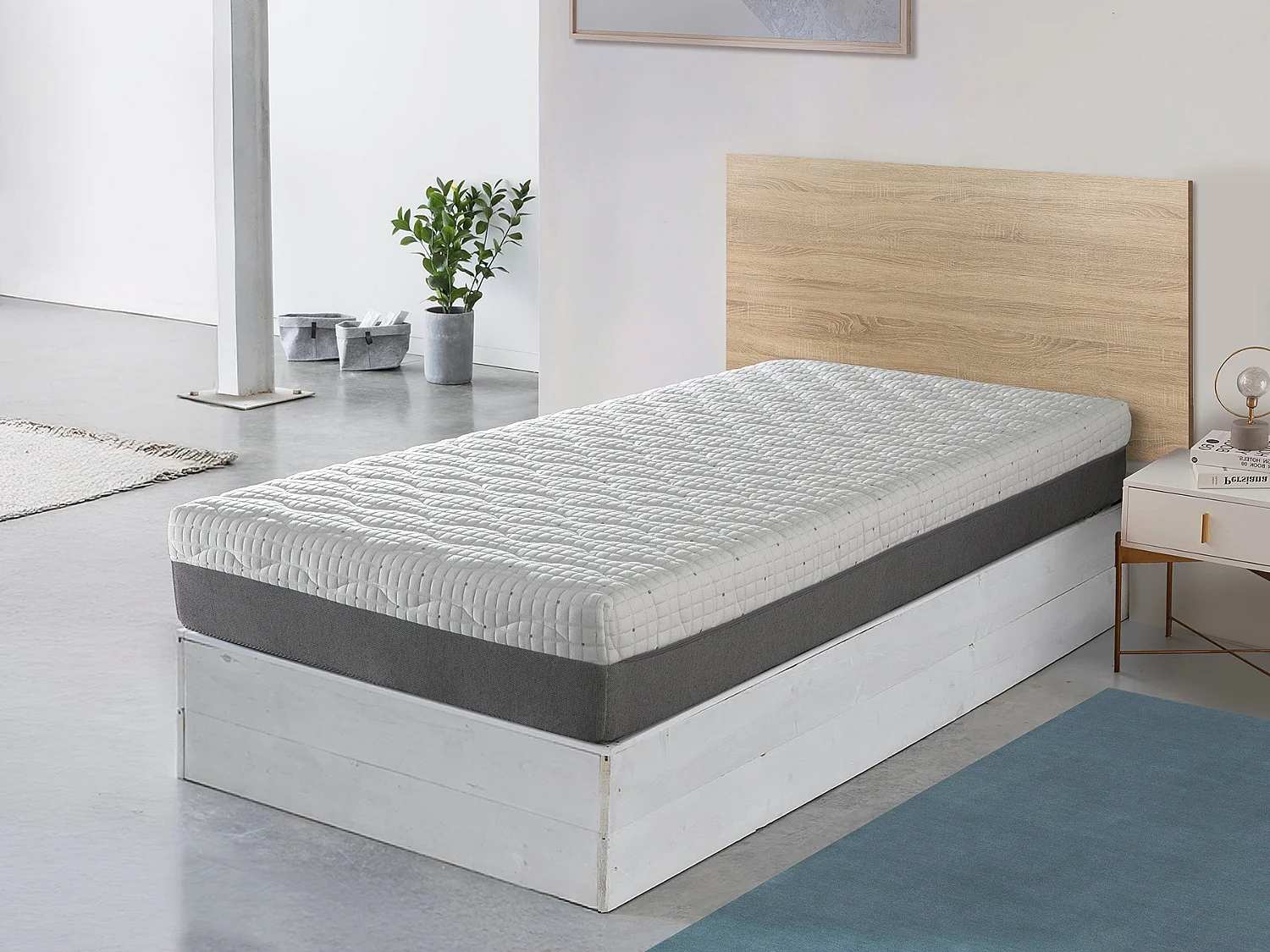 Matelas Medical 90X200 ARTICULÉ, Épaisseur 21 CM, relaxation musculaire, anti-stress et ergonomique. Fermeté 3/5 Moyenne