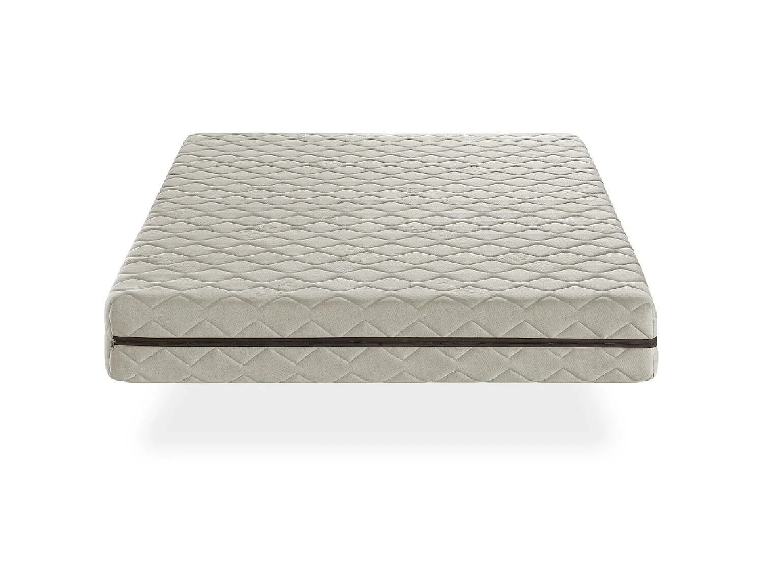 Matelas naturel 105X200 ORGANIC FLORA, Épaisseur 25 CM, 100% Coton et lin, relaxation musculaire, Dehoussable