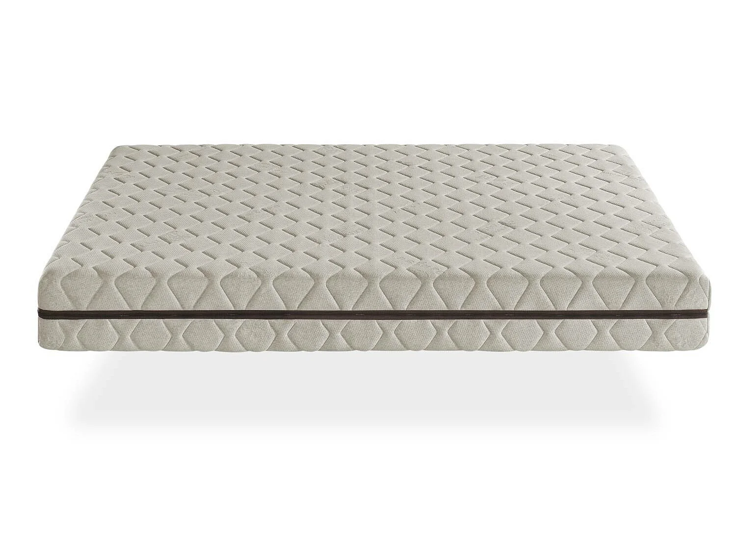 Matelas naturel 150X190 ORGANIC FLORA, Épaisseur 25 CM, 100% Coton et lin, relaxation musculaire, Dehoussable