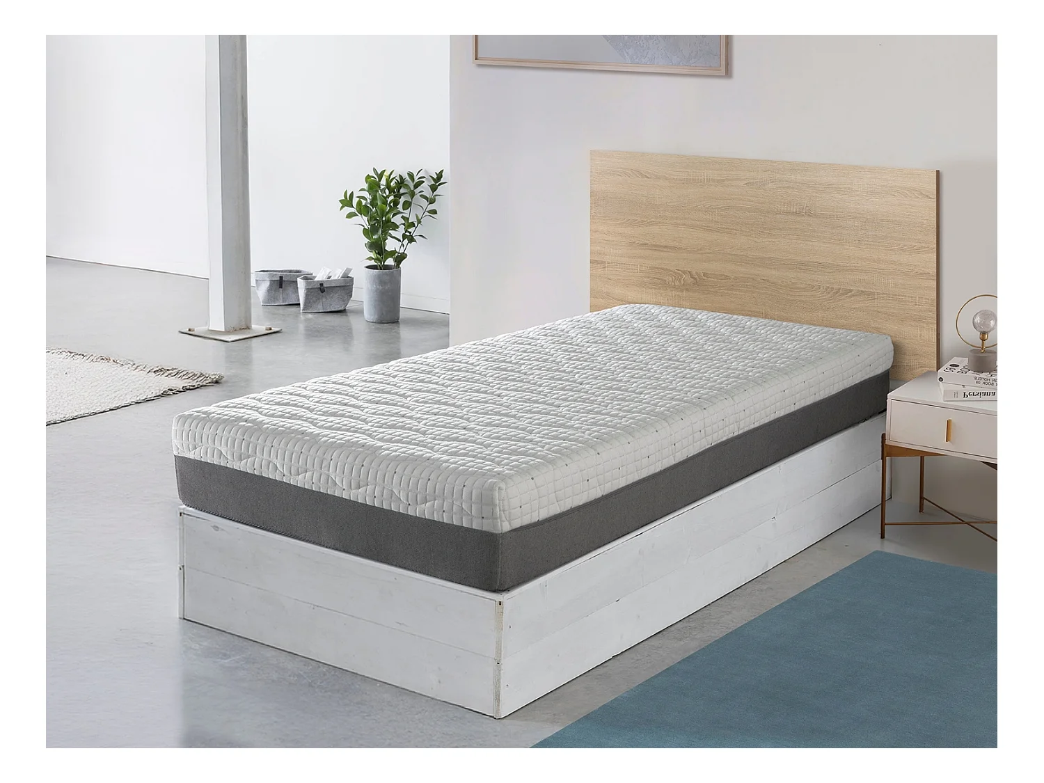 Matelas Medical 80X190 ARTICULÉ, Épaisseur 21 CM, relaxation musculaire, anti-stress et ergonomique. Fermeté 3/5 Moyenne