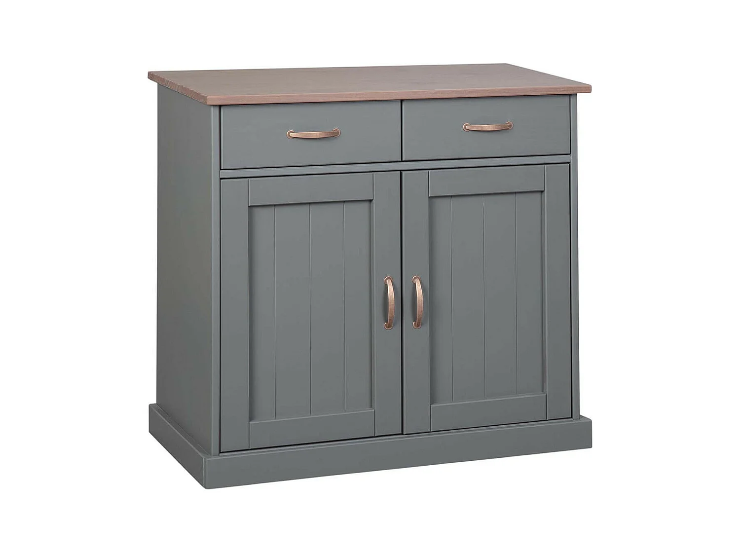 MELINA - Pack Séjour 2 Buffets de Rangement en Pin Massif