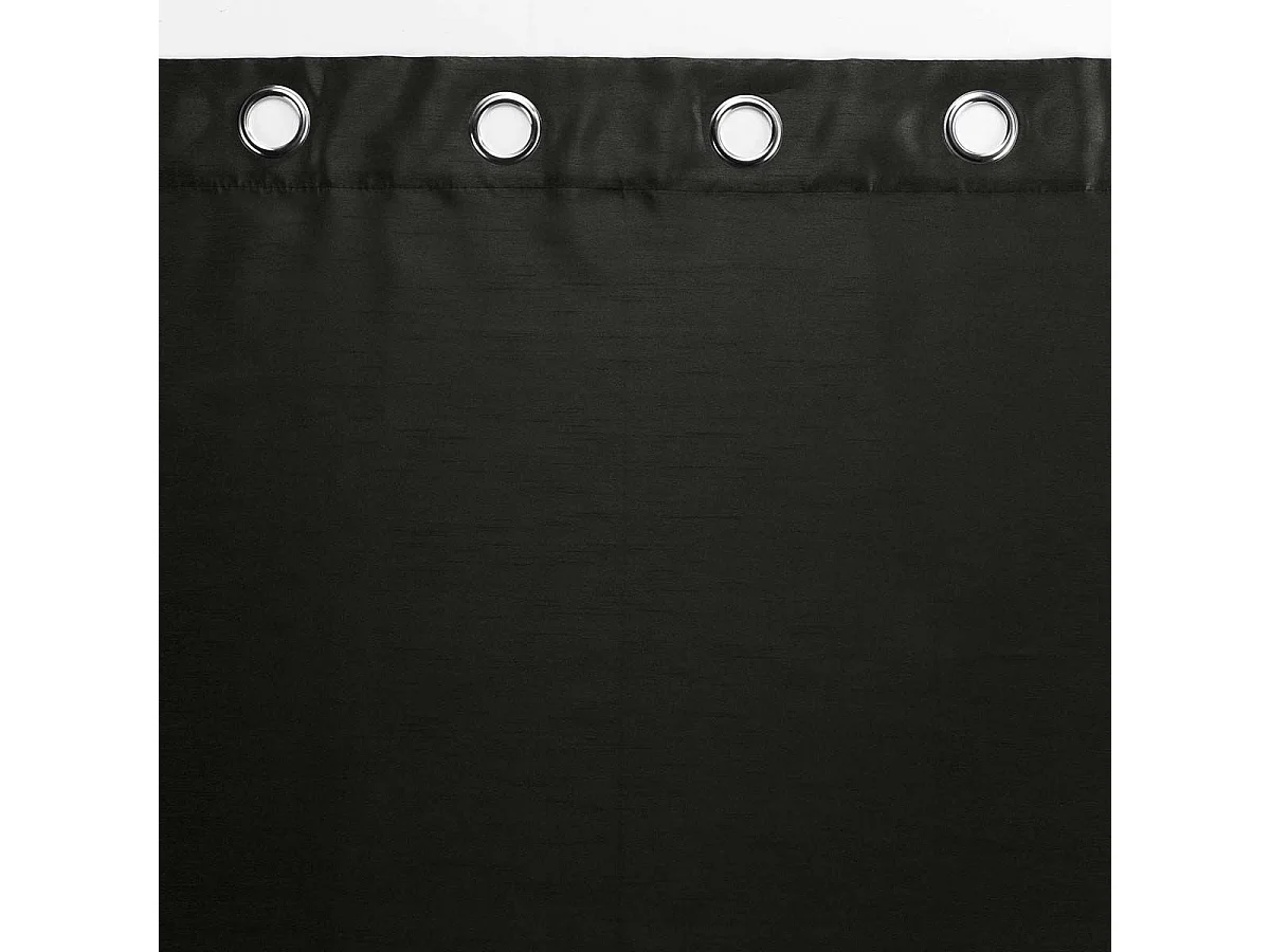 Rideau à Oeillets "Shana" 140x240cm Noir