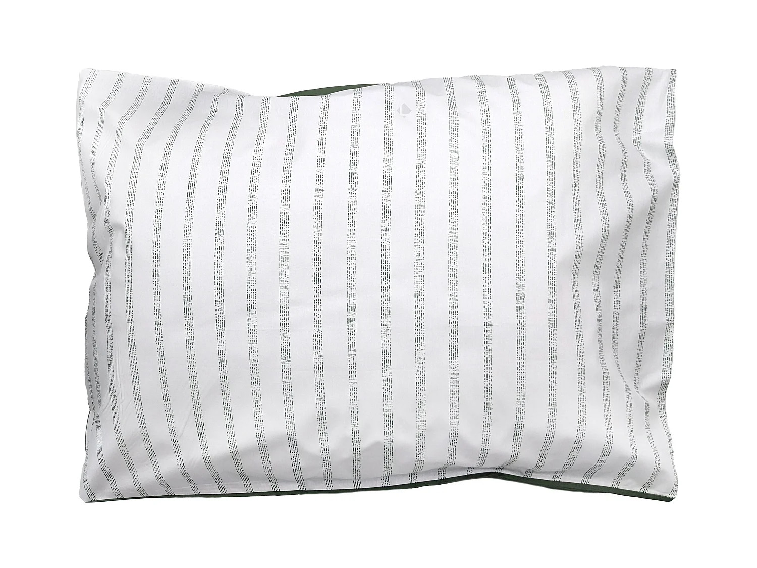 Taie d'oreiller 50x70 cm percale coton GABY vert Kaki