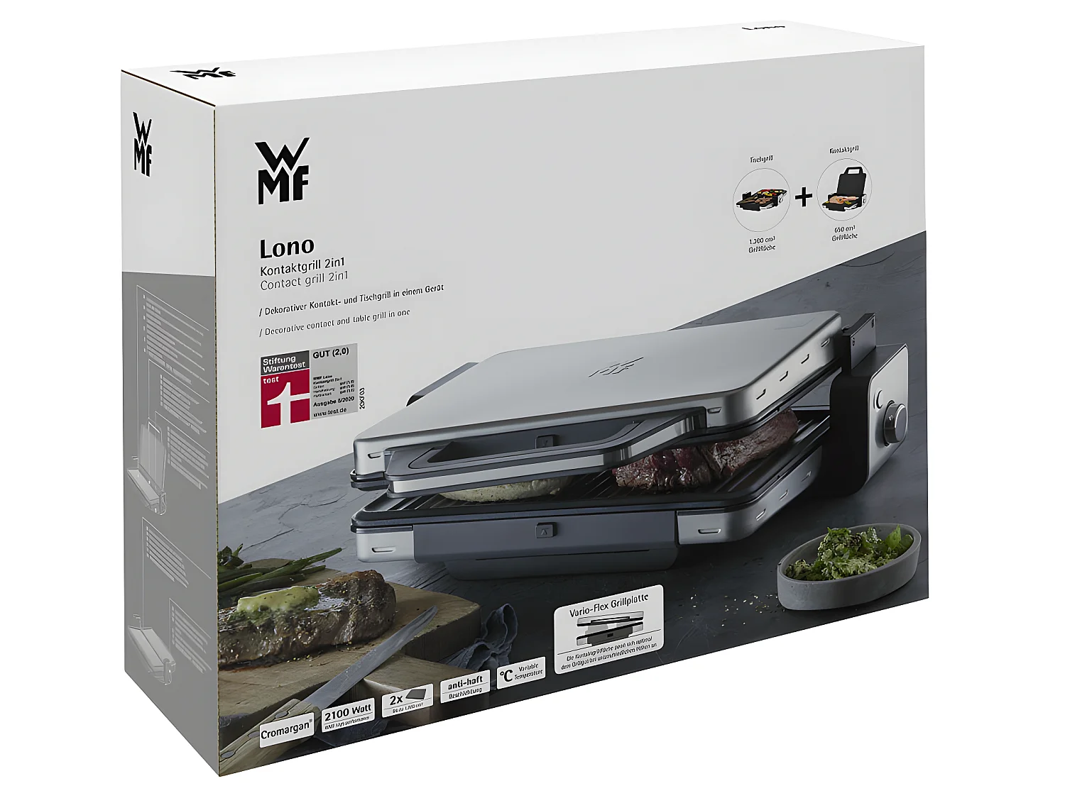 Grill contact 2 en 1 Lono