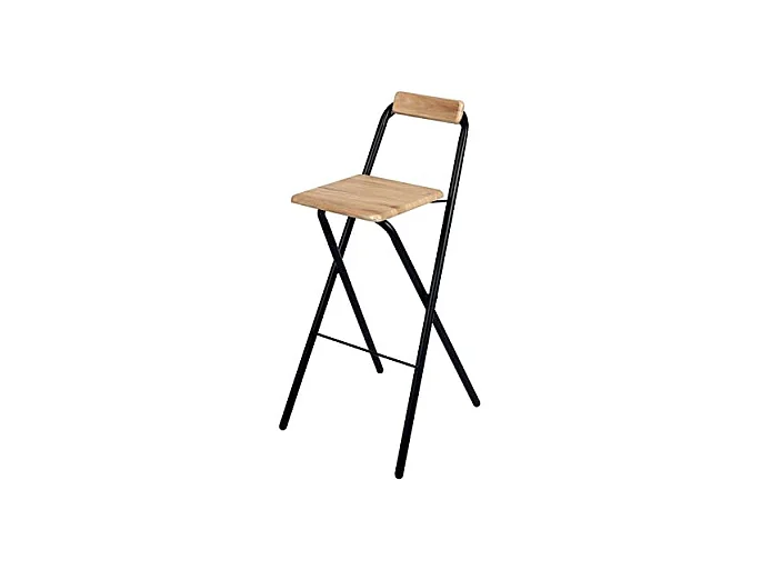 Tabouret En Bois/noir 48 X 43 X H 98 Cm