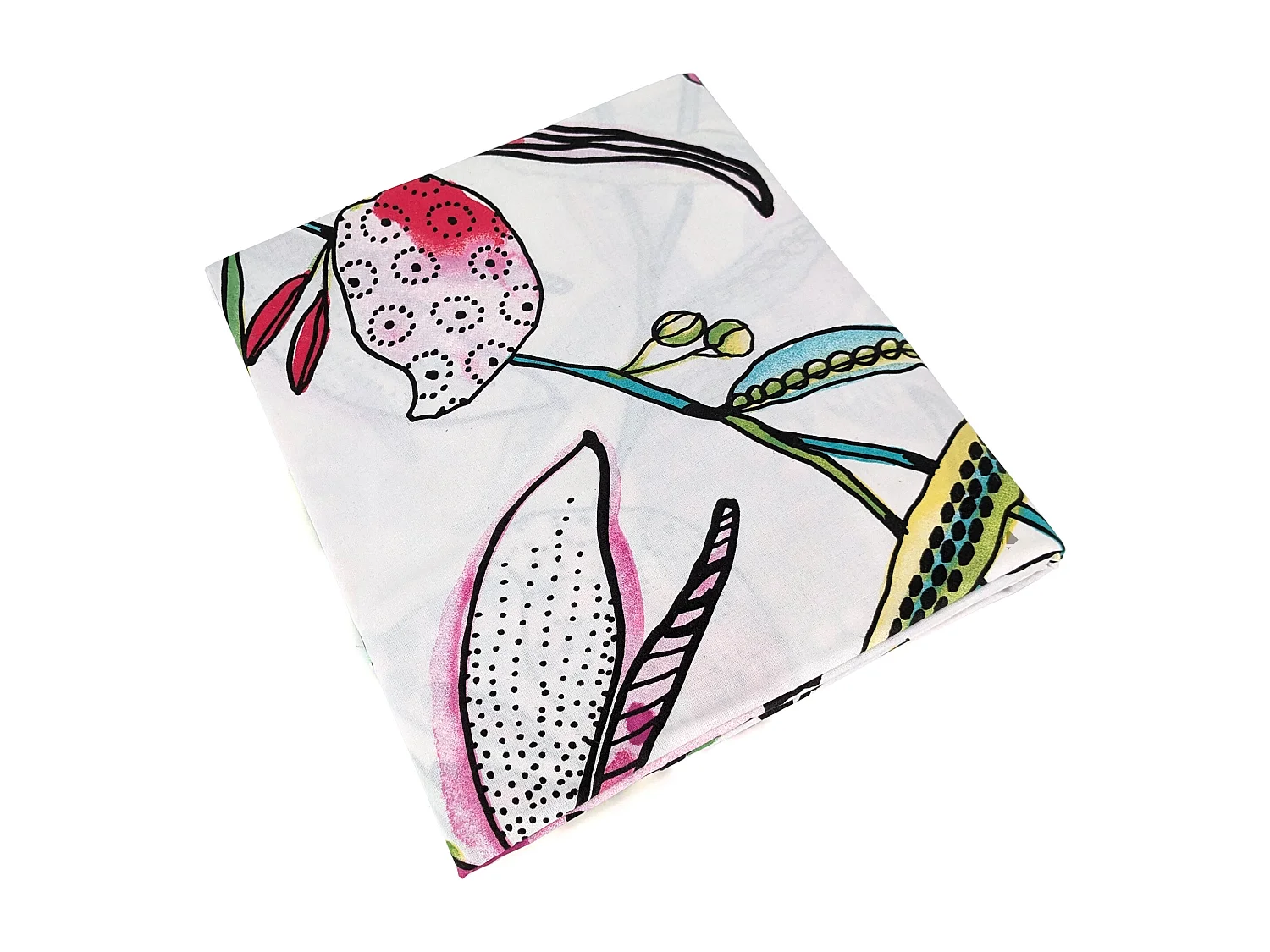 Nappe rectangle 160x350 cm PARADIS Rose coton + enduction acrylique