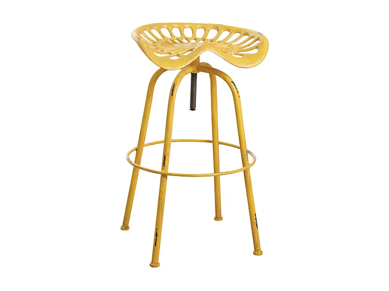 Tabouret tracteur pivotant et réglable en hauteur