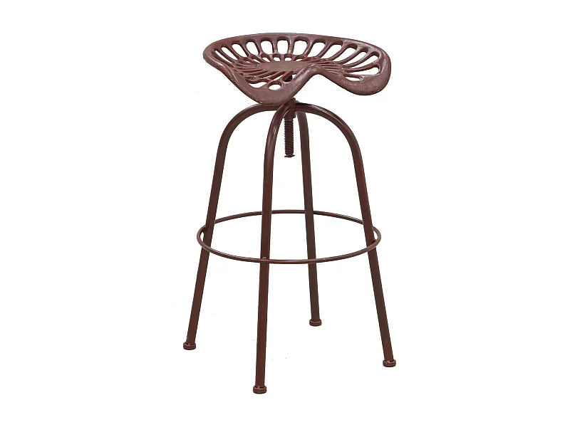 Tabouret tracteur pivotant et réglable en hauteur